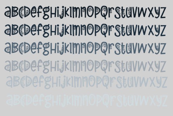 Mythical Mistletoe Font PNG with transparent background - Preview 4