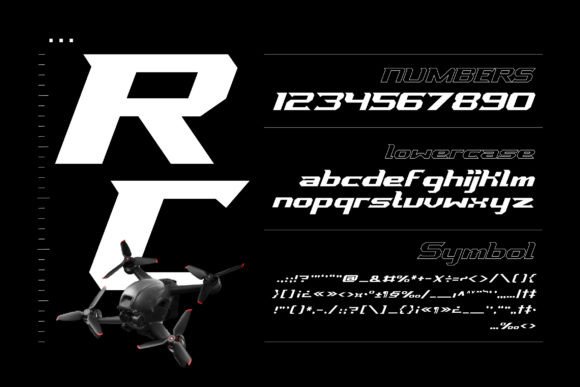 Power Torque Font PNG with transparent background - Preview 3