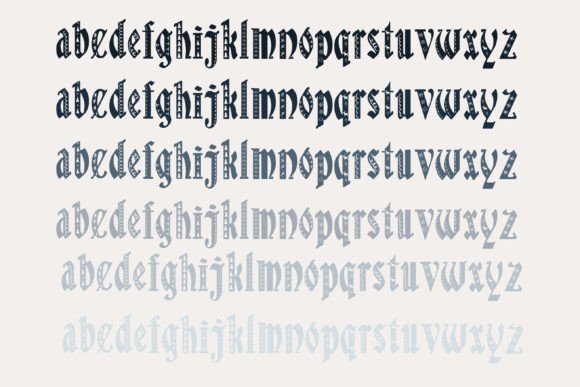 Christmas Trim Font - Preview 4