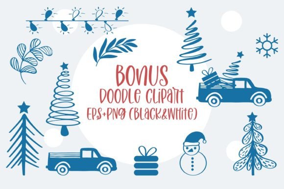 Cozy Winter Duo Font - Preview 1