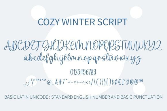 Cozy Winter Duo Font - Preview 2