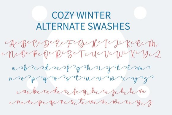 Cozy Winter Duo Font - Preview 3