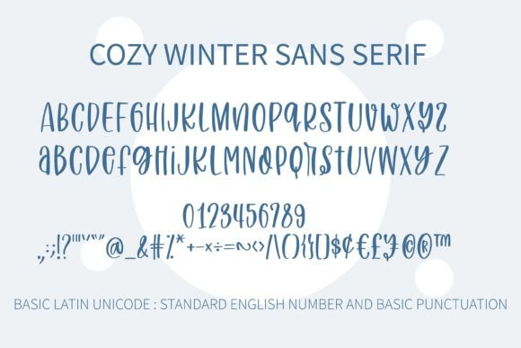 Cozy Winter Duo Font - Preview 4