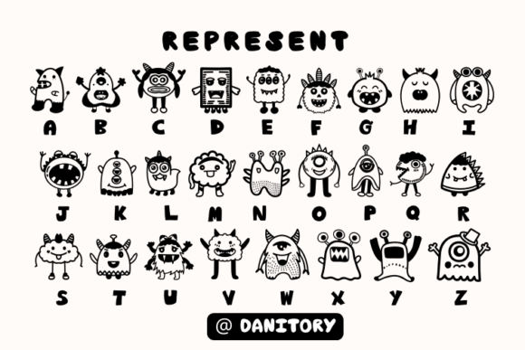 Cute Monster Font - Preview 1