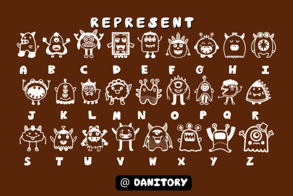 Cute Monster Font - Preview 2