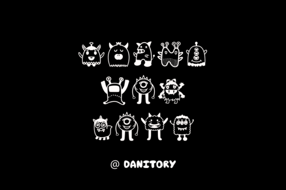Cute Monster Font - Preview 3