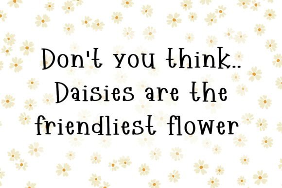 Daisy House Font - Preview 1