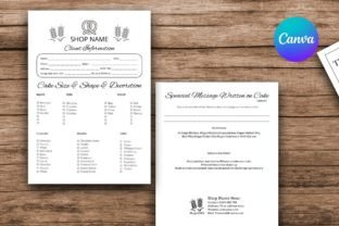 Editable Cake Order Form Template Graphic by craftsmaker · Creative Fabrica