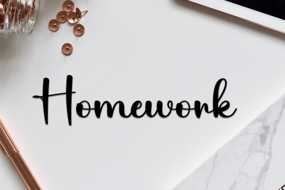 Homestay Font PNG with transparent background - Preview 3