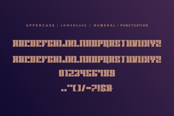 Kerpose Font PNG with transparent background - Preview 3