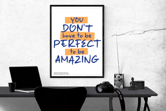 Naspad Everyday Font PNG with transparent background - Preview 2