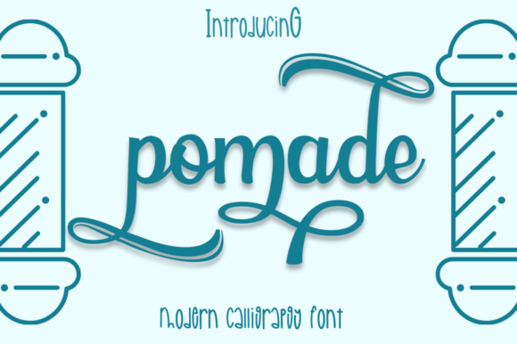 Pomade Font font preview - 1