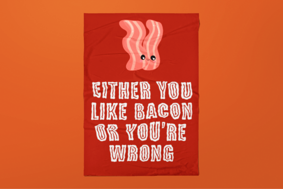 Porky Font PNG with transparent background - Preview 3