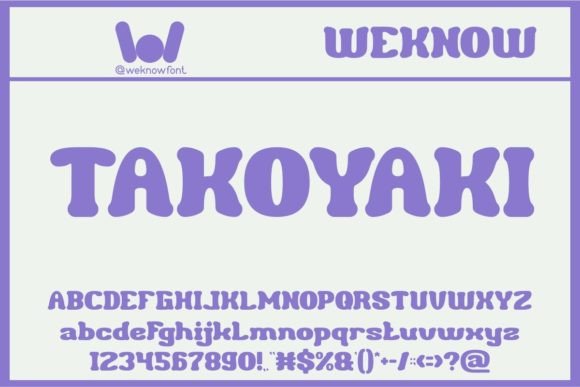 Seafood Font PNG with transparent background - Preview 2