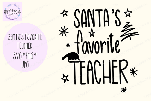Teacher Gift Svg Cut File Cricut and Png Graphic Crafts By NUTTEEGA