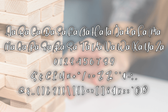 Jumble Font PNG with transparent background - Preview 4