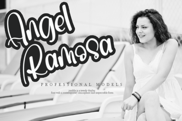 Jumble Font PNG with transparent background - Preview 5