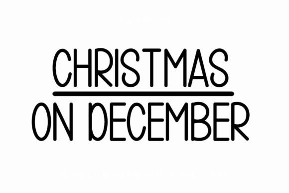 After Christmas Font - Preview 1