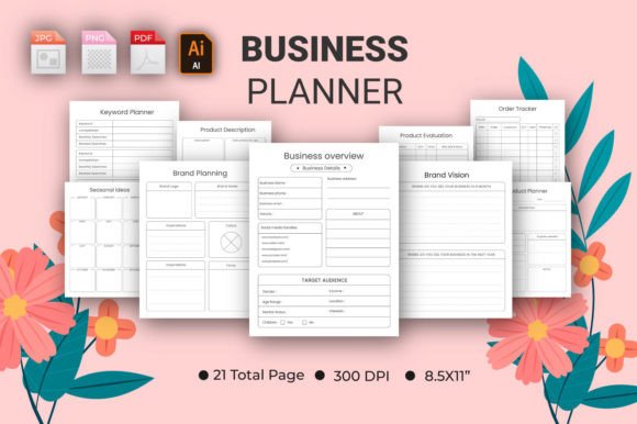 Business Planner Printable BUNDLE,