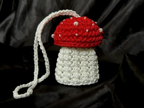 Crochet Pattern Mushroom Bag PDF Digital