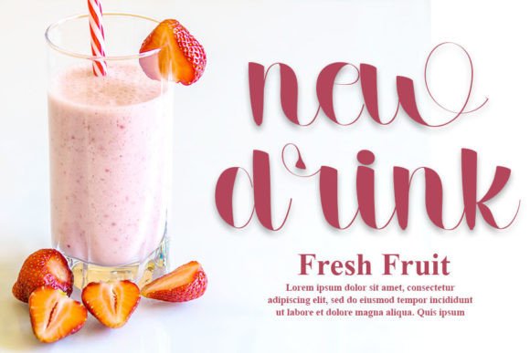 Drink Font - Preview 1