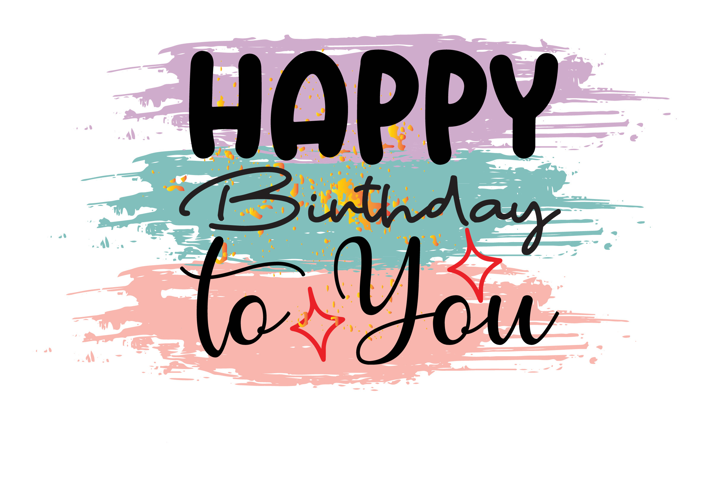 Happy Birthday to You Graphic by Pink Svg · Creative Fabrica