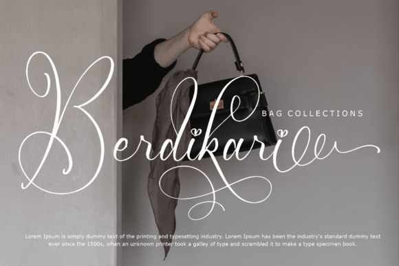 Mendikari Font PNG with transparent background - Preview 1