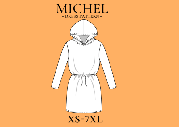 Michel Hood - Dress PATTERN