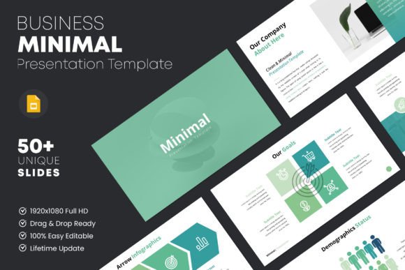 Minimal Google Slides Template - Digital