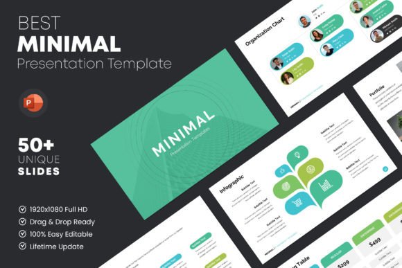 Minix PowerPoint Presentation Template Graphic by CreativeSlides ...