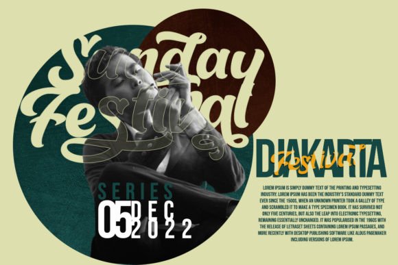 Musician Font PNG with transparent background - Preview 3