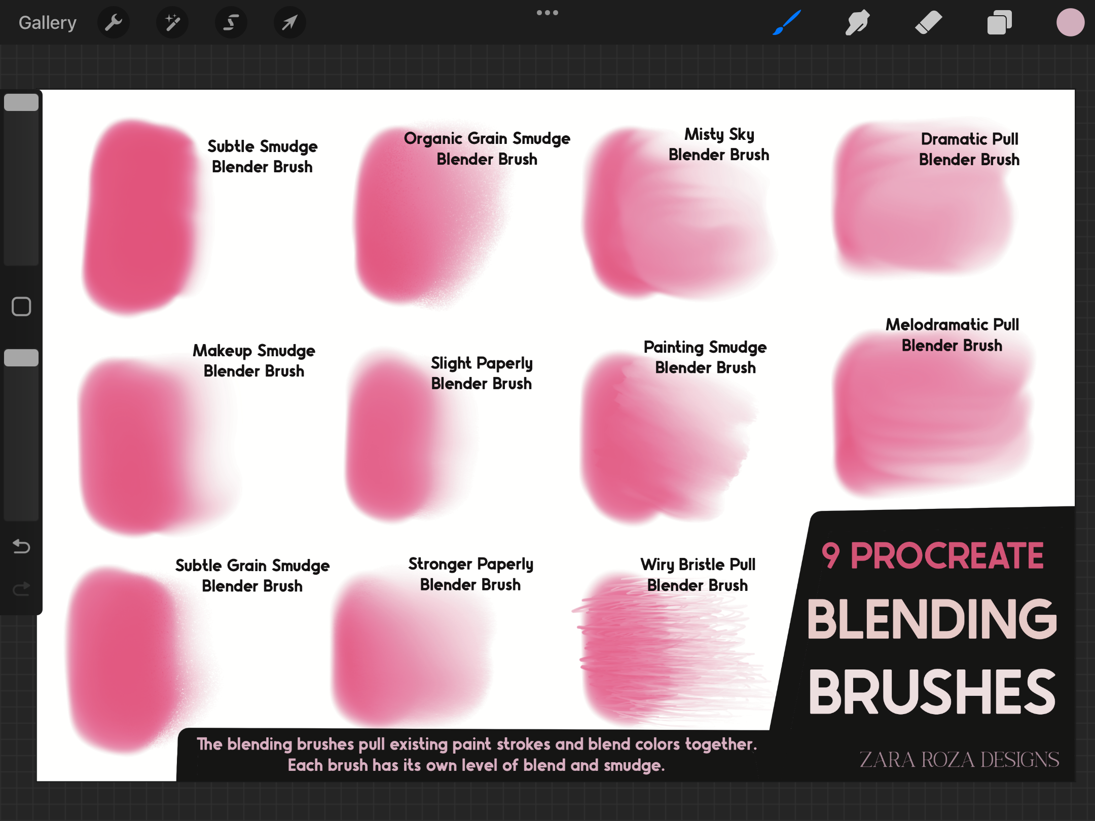 Procreate Blending Brushes