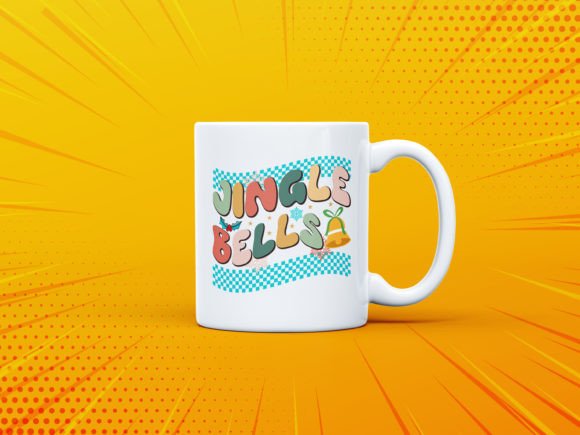 Retro Christmas Groovy T-shirt Design
