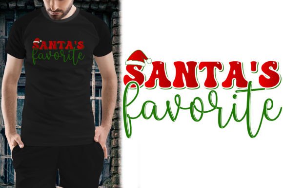 Santa's Favorite Christmas Tshirt Design