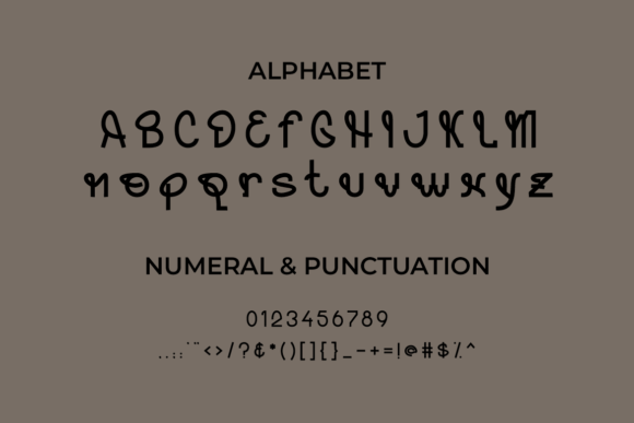 Amoh Font - Preview 1