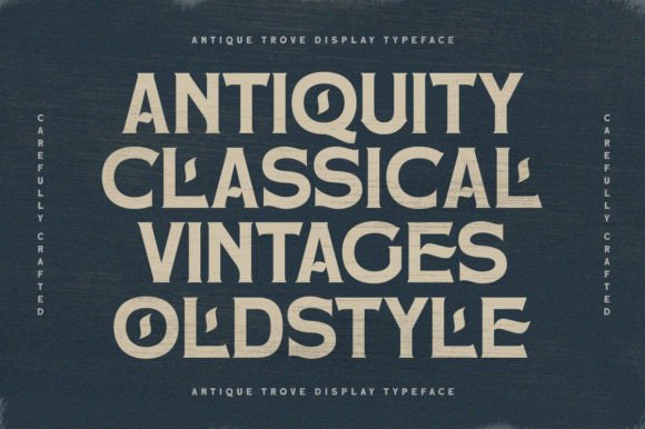 Antique Trove Font - Preview 1