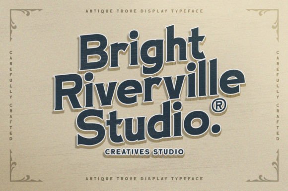 Antique Trove Font - Preview 2
