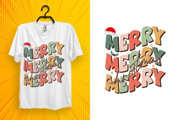 Christmas Groovy Vector T-shirt Design