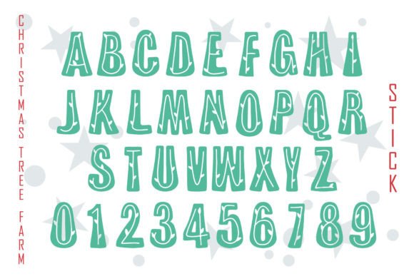 Christmas Tree Farm Trio Font - Preview 2