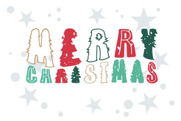 Christmas Tree Farm Trio Font - Preview 4