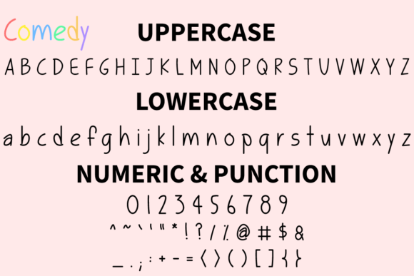 Comedy Font - Preview 4