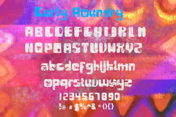 Curl Roundry Font - Preview 1