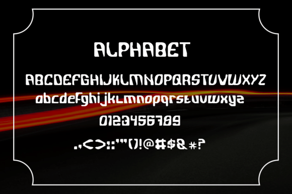 Deco Hips Font PNG with transparent background - Preview 1