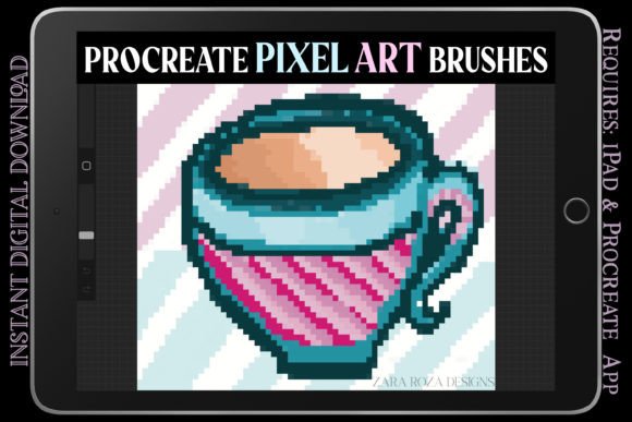 Procreate Pixel Art Brush Set