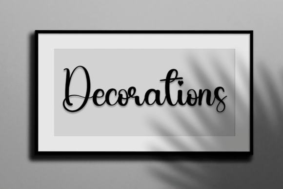 Signature December Font PNG with transparent background - Preview 4
