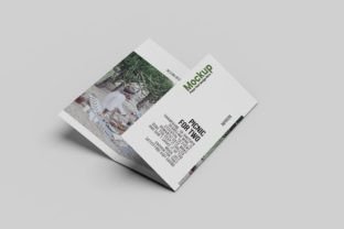 Trifold Brochure Mockup A4 Graphic by bimockups · Creative Fabrica