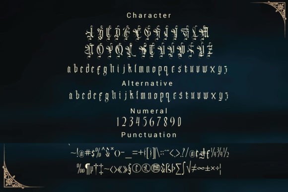 Ancient Funeral Font - Preview 3