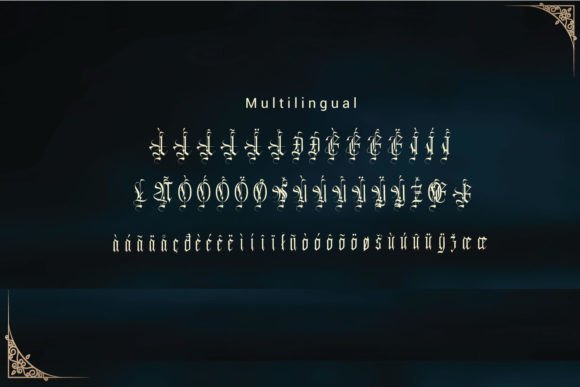 Ancient Funeral Font - Preview 4