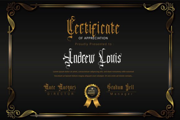 Ancient Funeral Font - Preview 6