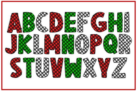 Buffalo Plaid Font - Preview 1